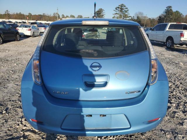 1N4AZ0CP4DC411950 - 2013 NISSAN LEAF S BLUE photo 6