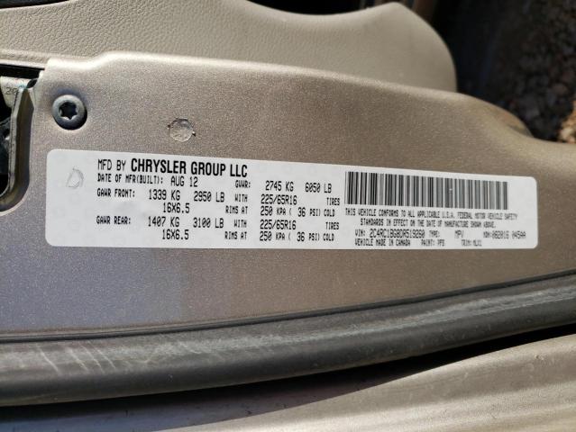 2C4RC1BG8DR519260 - 2013 CHRYSLER TOWN & COU TOURING 米色 照片 13