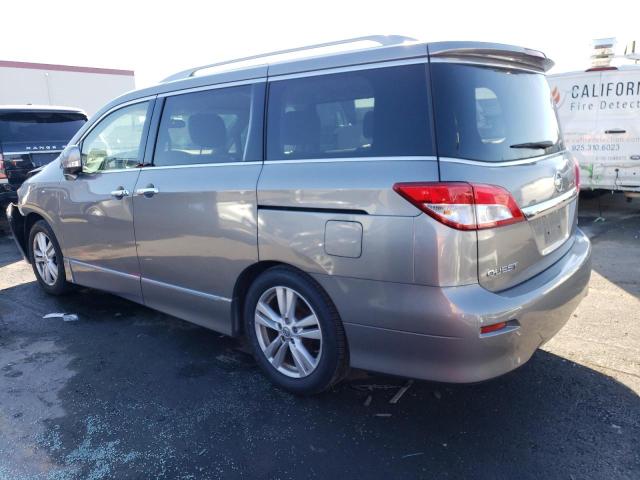 JN8AE2KP0C9046279 - 2012 NISSAN QUEST S GRAY photo 2