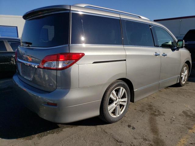 JN8AE2KP0C9046279 - 2012 NISSAN QUEST S GRAY photo 3