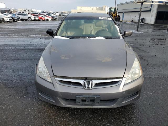 1HGCM66516A064060 - 2006 HONDA ACCORD EX GRAY photo 5