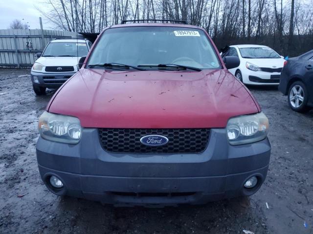 1FMCU03117KA52138 - 2007 FORD ESCAPE XLT RED photo 5