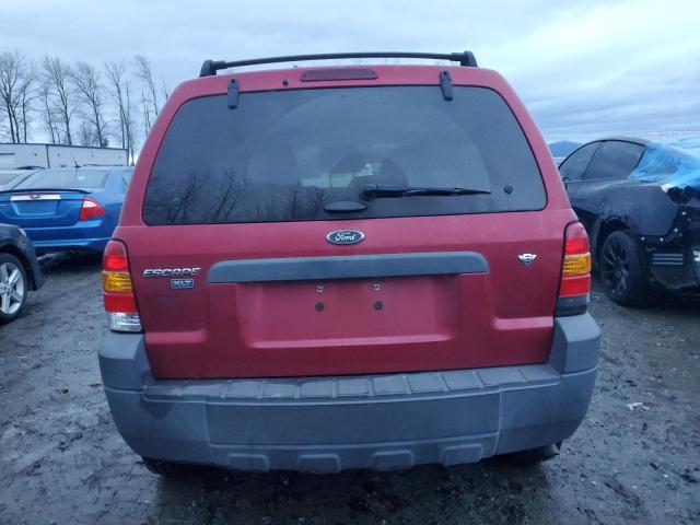 1FMCU03117KA52138 - 2007 FORD ESCAPE XLT RED photo 6