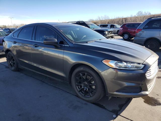 3FA6P0G74GR284922 - 2016 FORD FUSION S GRAY photo 4