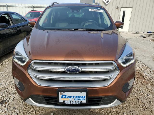 1FMCU9J94HUC68570 - 2017 FORD ESCAPE TITANIUM ORANGE photo 5