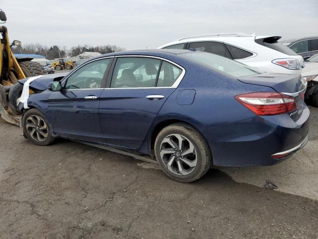 1HGCR2F79HA071790 - 2017 HONDA ACCORD EX BLUE photo 2