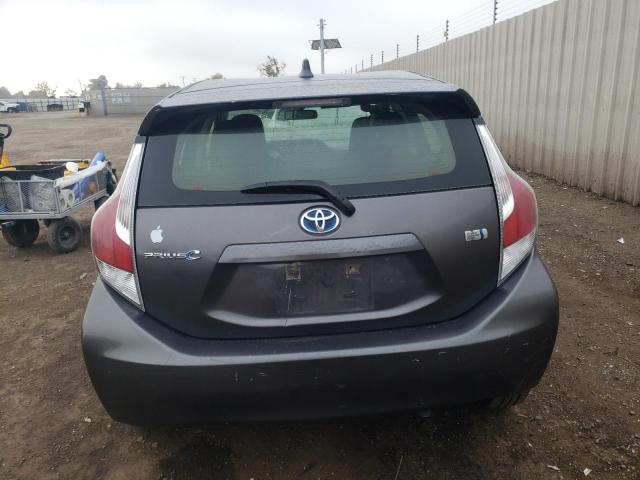 JTDKDTB37F1586219 - 2015 TOYOTA PRIUS C GRAY photo 6