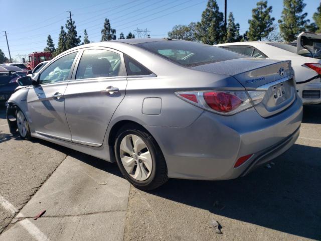 KMHEC4A43FA133128 - 2015 HYUNDAI SONATA HYBRID SILVER photo 2