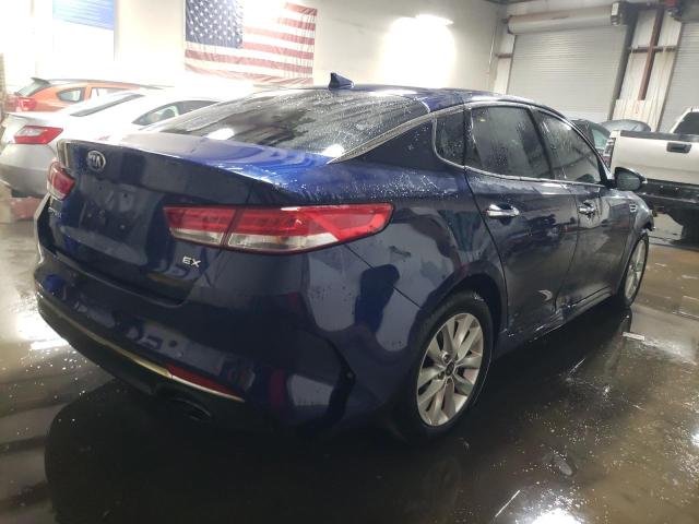 5XXGU4L3XJG196979 - 2018 KIA OPTIMA EX BLUE photo 3