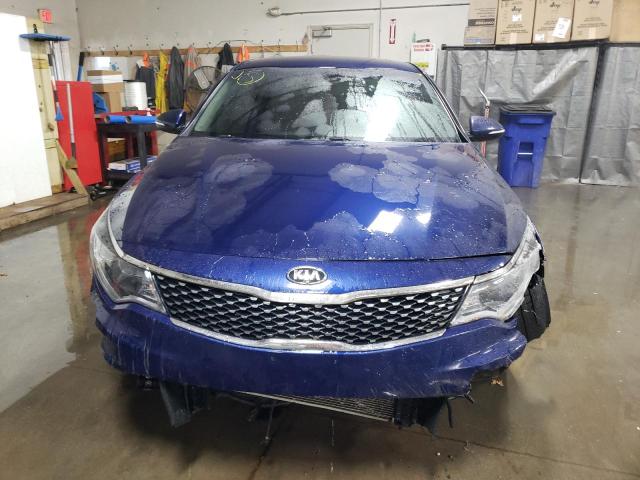 5XXGU4L3XJG196979 - 2018 KIA OPTIMA EX BLUE photo 5