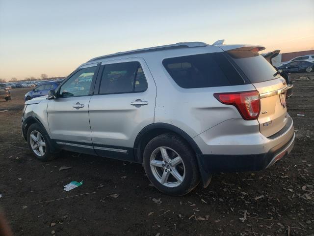 1FM5K8D86GGB74926 - 2016 FORD EXPLORER XLT SILVER photo 2