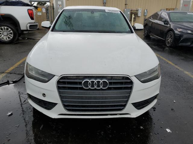 WAUBFAFL8EN002178 - 2014 AUDI A4 PREMIUM WHITE photo 5