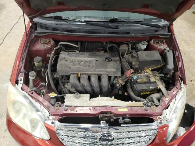 1NXBR32E13Z118821 - 2003 TOYOTA COROLLA CE RED photo 11