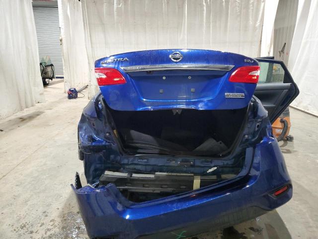 3N1AB7AP4KY268239 - 2019 NISSAN SENTRA S BLUE photo 6