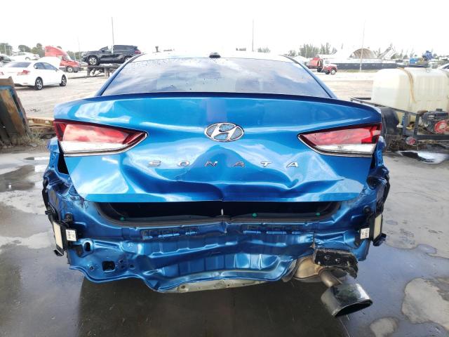 5NPE34AF5JH617342 - 2018 HYUNDAI SONATA SPORT BLUE photo 6