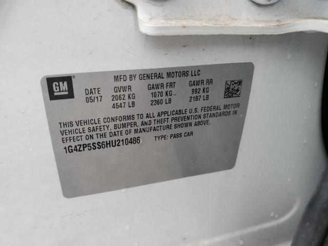 1G4ZP5SS6HU210486 - 2017 BUICK LACROSSE ESSENCE Ağ foto 13