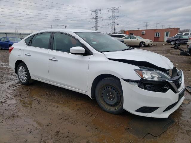 3N1AB7AP0HY399953 - 2017 NISSAN SENTRA S WHITE photo 4