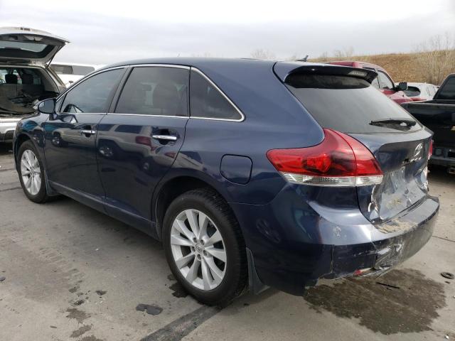 4T3BA3BB7FU069374 - 2015 TOYOTA VENZA LE BLUE photo 2