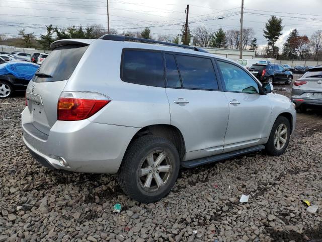 5TDBK3EH3AS025699 - 2010 TOYOTA HIGHLANDER SILVER photo 3