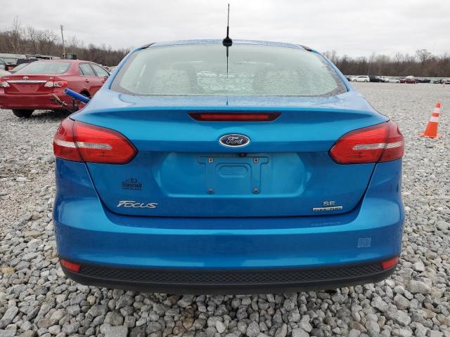 1FADP3F28FL367409 - 2015 FORD FOCUS SE BLUE photo 6