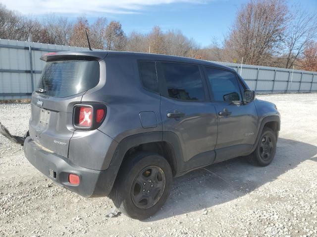 ZACCJBAB6JPJ48037 - 2018 JEEP RENEGADE SPORT GRAY photo 3