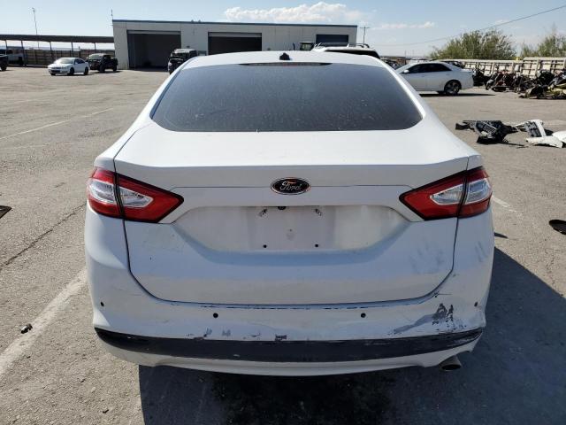 3FA6P0H77FR119086 - 2015 FORD FUSION SE WHITE photo 6