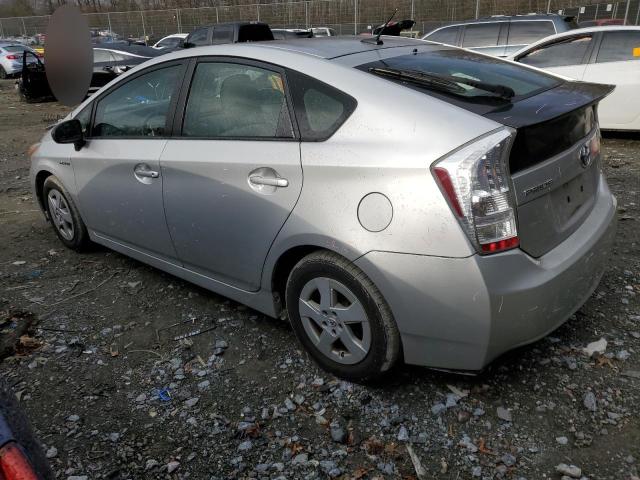 JTDKN3DU6A0206904 - 2010 TOYOTA PRIUS SILVER photo 2