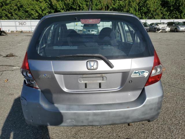 JHMGD38438S044326 - 2008 HONDA FIT SILVER photo 6