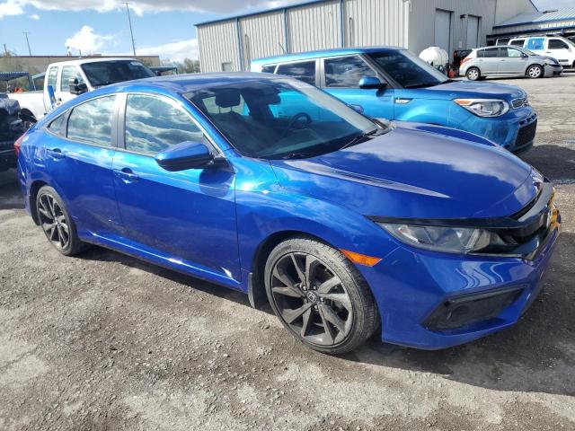 2HGFC2F86LH584464 - 2020 HONDA CIVIC SPORT BLUE photo 4