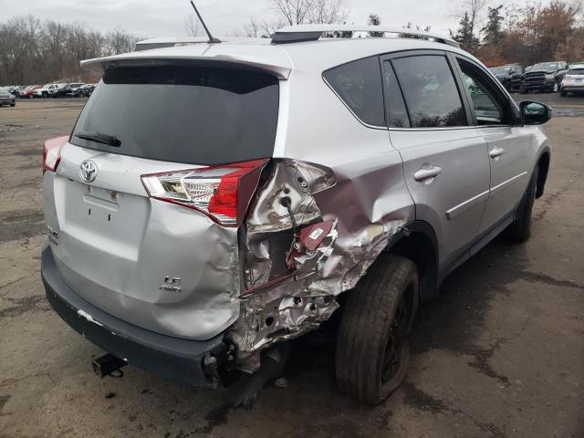 2T3BFREV3EW218355 - 2014 TOYOTA RAV4 LE SILVER photo 3