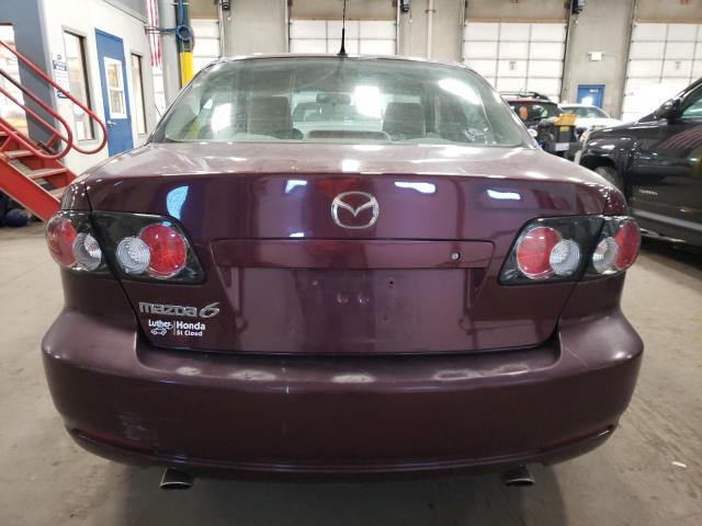 1YVHP80C485M36060 - 2008 MAZDA 6 I BURGUNDY photo 6