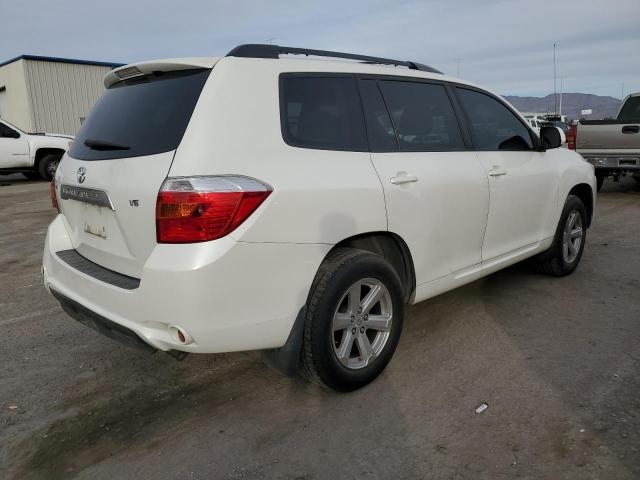 JTEDS41A382011600 - 2008 TOYOTA HIGHLANDER WHITE photo 3