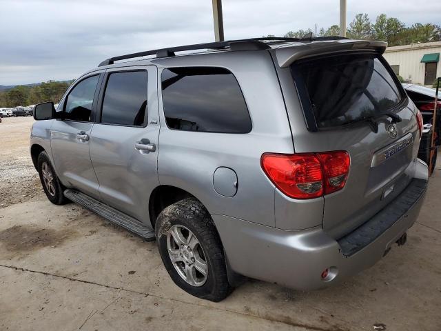 5TDZM5G11CS003322 - 2012 TOYOTA SEQUOIA SR5 SILVER photo 2