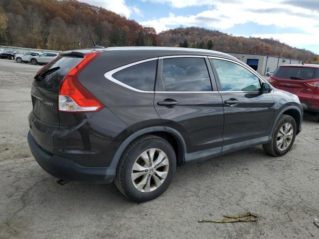 2HKRM4H76EH682543 - 2014 HONDA CR-V EXL BROWN photo 3