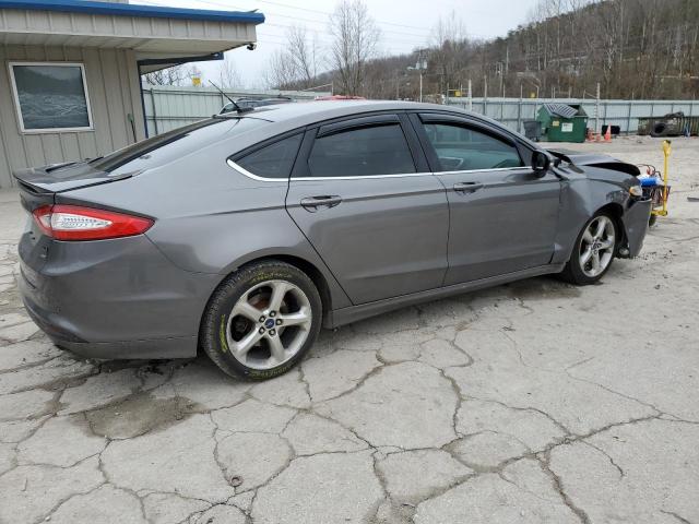 1FA6P0H7XE5391942 - 2014 FORD FUSION SE GRAY photo 3