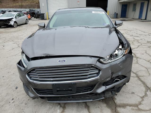 1FA6P0H7XE5391942 - 2014 FORD FUSION SE GRAY photo 5