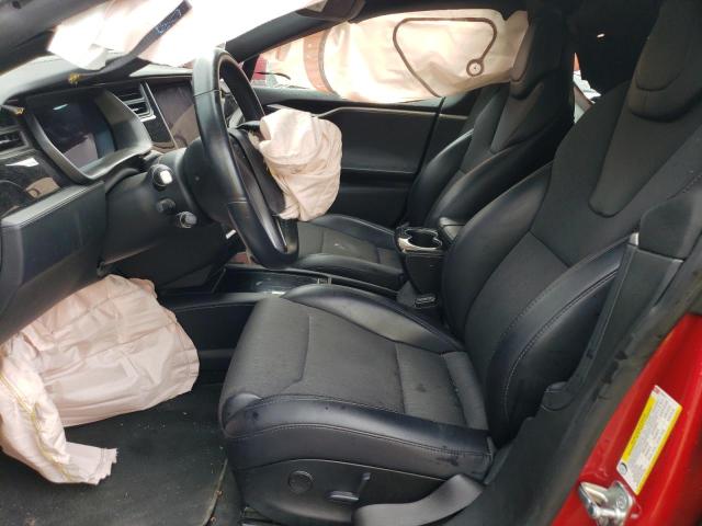 5YJSA1E26JF278619 - 2018 TESLA MODEL S წითელი ფოტო 7