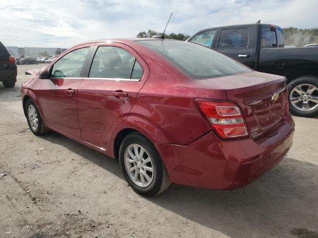 1G1JD5SB5L4104302 - 2020 CHEVROLET SONIC LT RED photo 2