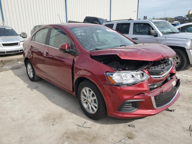 1G1JD5SB5L4104302 - 2020 CHEVROLET SONIC LT RED photo 4