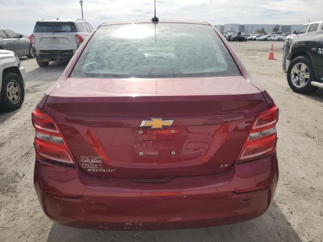 1G1JD5SB5L4104302 - 2020 CHEVROLET SONIC LT RED photo 6