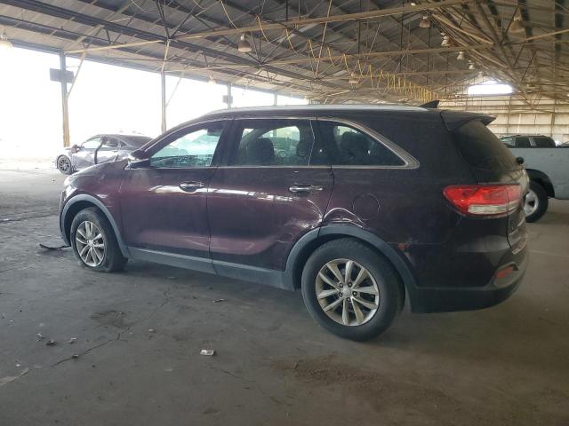 5XYPG4A51GG051880 - 2016 KIA SORENTO LX BURGUNDY photo 2