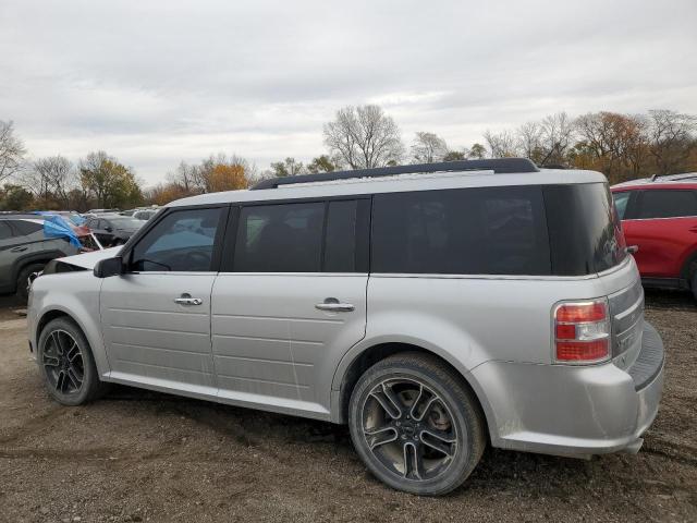 2FMGK5D85EBD39179 - 2014 FORD FLEX LIMITED SILVER photo 2