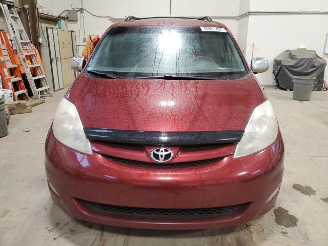 5TDBK22C37S002046 - 2007 TOYOTA SIENNA XLE RED photo 5