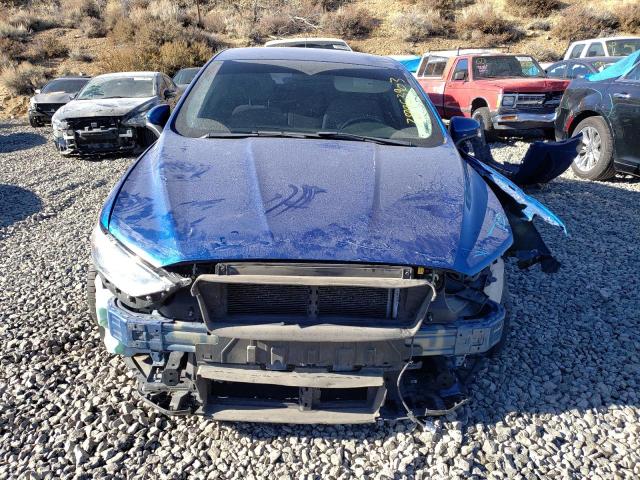 3FA6P0G71HR253161 - 2017 FORD FUSION S BLUE photo 5