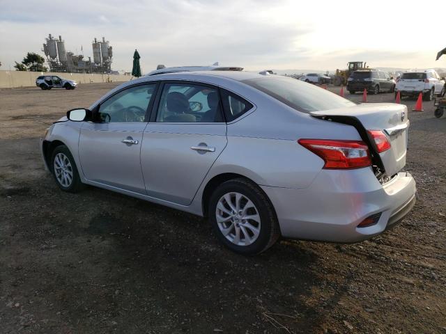 3N1AB7AP4JY292376 - 2018 NISSAN SENTRA S SILVER photo 2