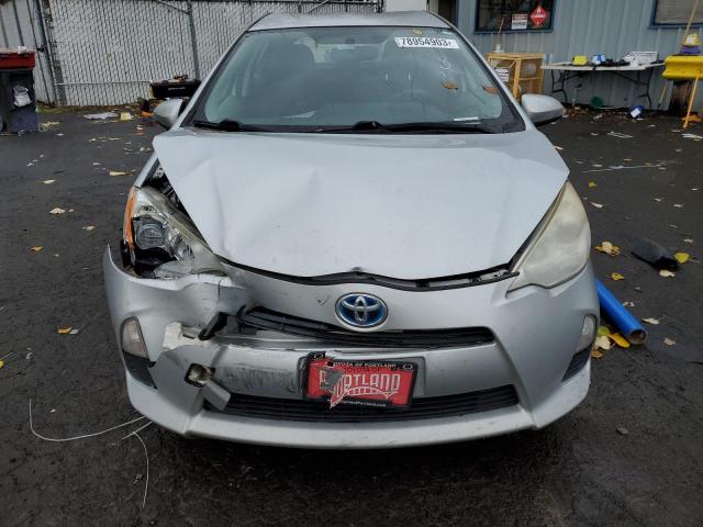 JTDKDTB39C1012376 - 2012 TOYOTA PRIUS C SILVER photo 5