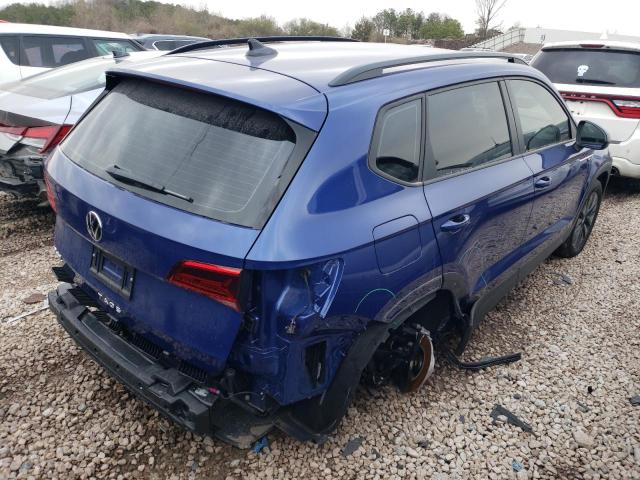 3VVCX7B28PM367527 - 2023 VOLKSWAGEN TAOS S BLUE photo 3