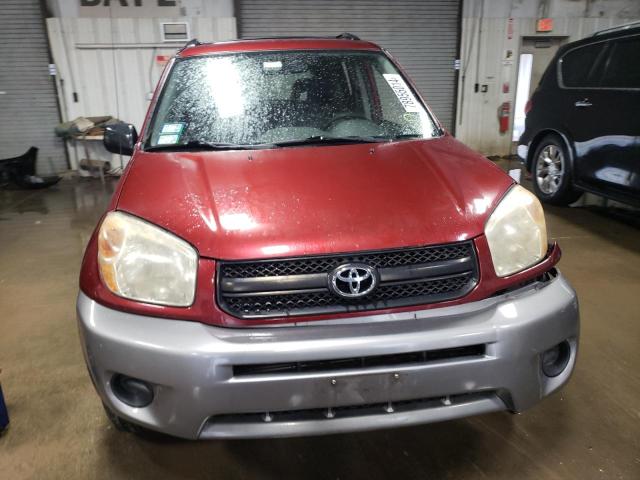 JTEGD20V950070707 - 2005 TOYOTA RAV4 BURGUNDY photo 5