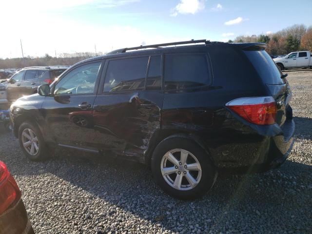 JTEDS41A182064554 - 2008 TOYOTA HIGHLANDER BLACK photo 2