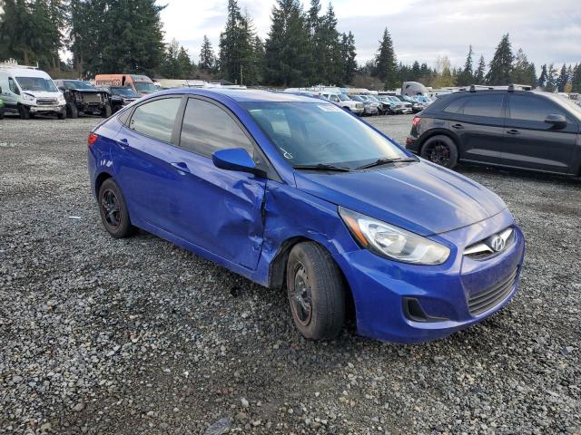 KMHCT4AE3EU754981 - 2014 HYUNDAI ACCENT GLS BLUE photo 4